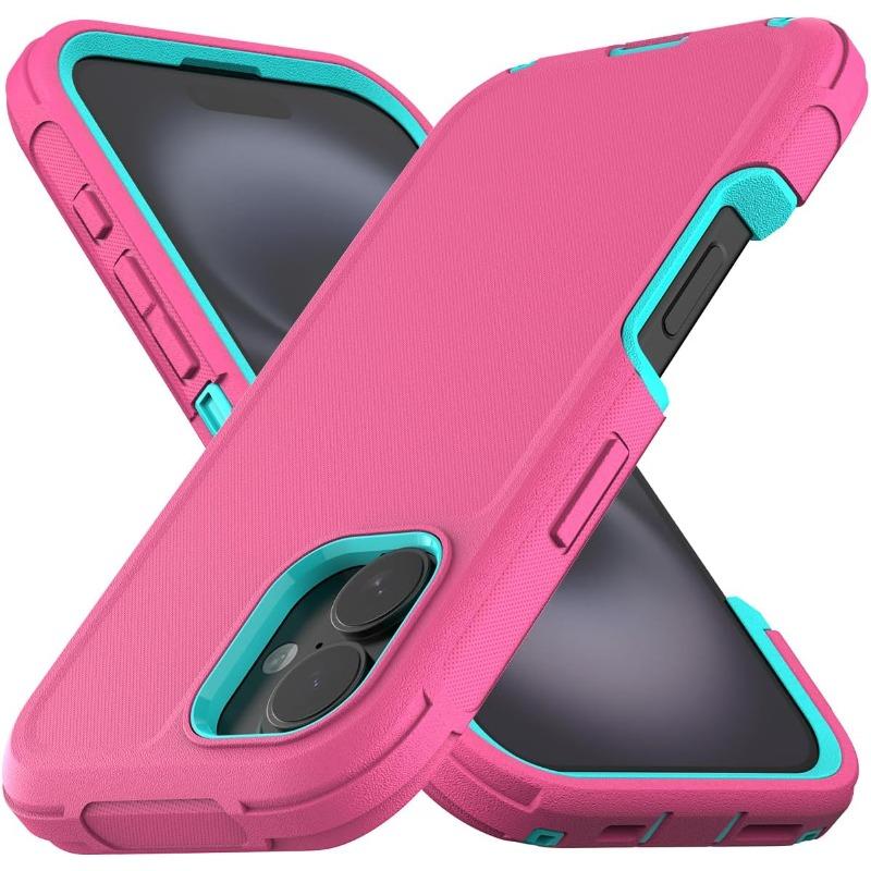 Military Grade Armor Full Body Protection Hard Cases for IPhone 17 Air 16E 16 Pro Max Rugged Shockproof Dustproof Phone Cover