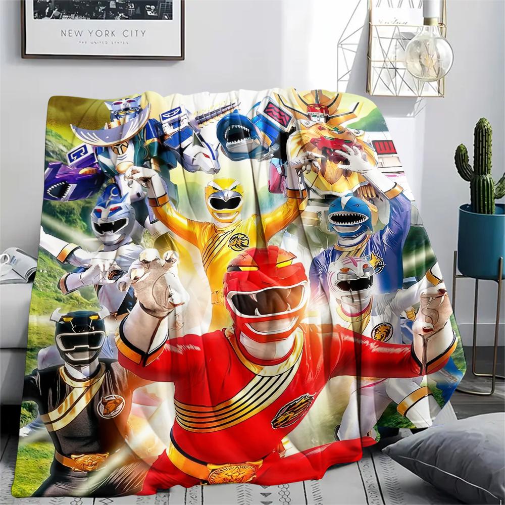 Super Sentai Hero Squad Blanket, Warm Throw for Home Decor, Great Gift for Sentai Enthusiasts.chl