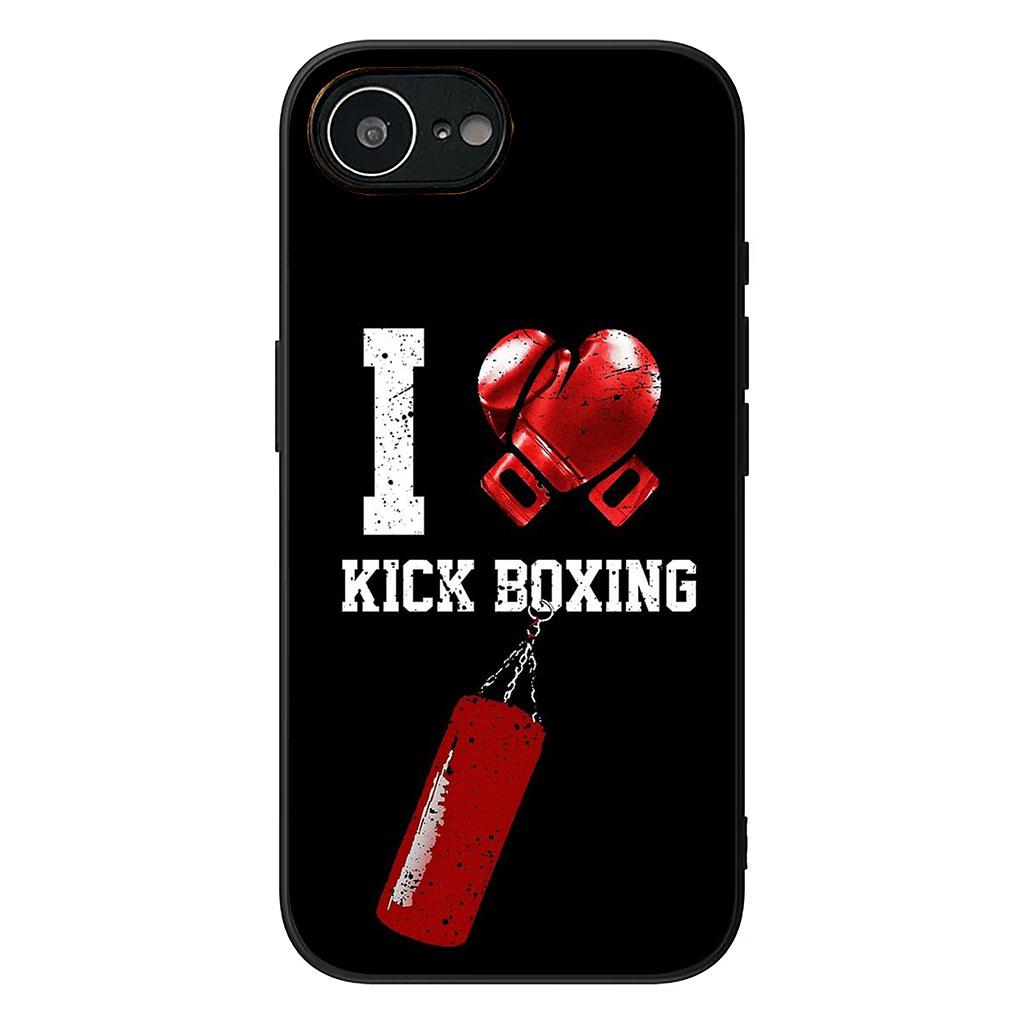 Strong Boxing Gloves Kickboxing Casing Phone Cover for Apple iPhone 16 15 14 11 Pro Max 7 8 Plus SE2 SE3 SE 2022 2020 Case