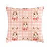 Easter Bunny Linen Pillowcase Home Sofa Cushion Cover