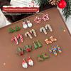 100Pcs 3D Snowman Elk Nail Art Decorations Multipurpose DIY Craft Hair Jewelry Xmas Gift for Children