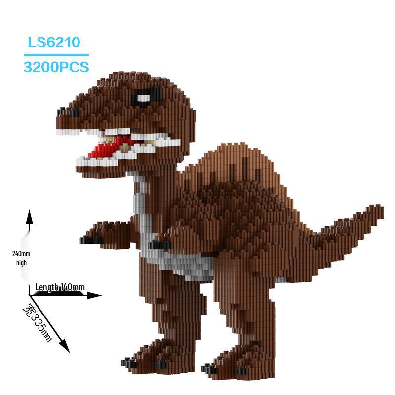 

Набор игрушек-конструкторов динозавра Велоцираптора - Серия для девочек с ковриком