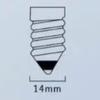European Lamp Base E14 LED Bulb Turkish Lamp Bulb Dimmable 4W Equivalent 40W Incandescent Lights E14 Screw AC110V-220V