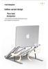 Portable Aluminum Alloy Laptop & Tablet Stand with Adjustable Angles, Enlarged Design, and Heat Dissipation