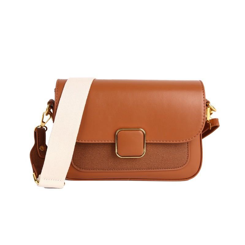 Estilo Coreano Tendencia de Nicho Bolso Cuadrado Pequeño para Mujer Nuevo Transfronterizo Gama Alta Retro Moderno Versátil para el Día a Día Hombro Cruzado