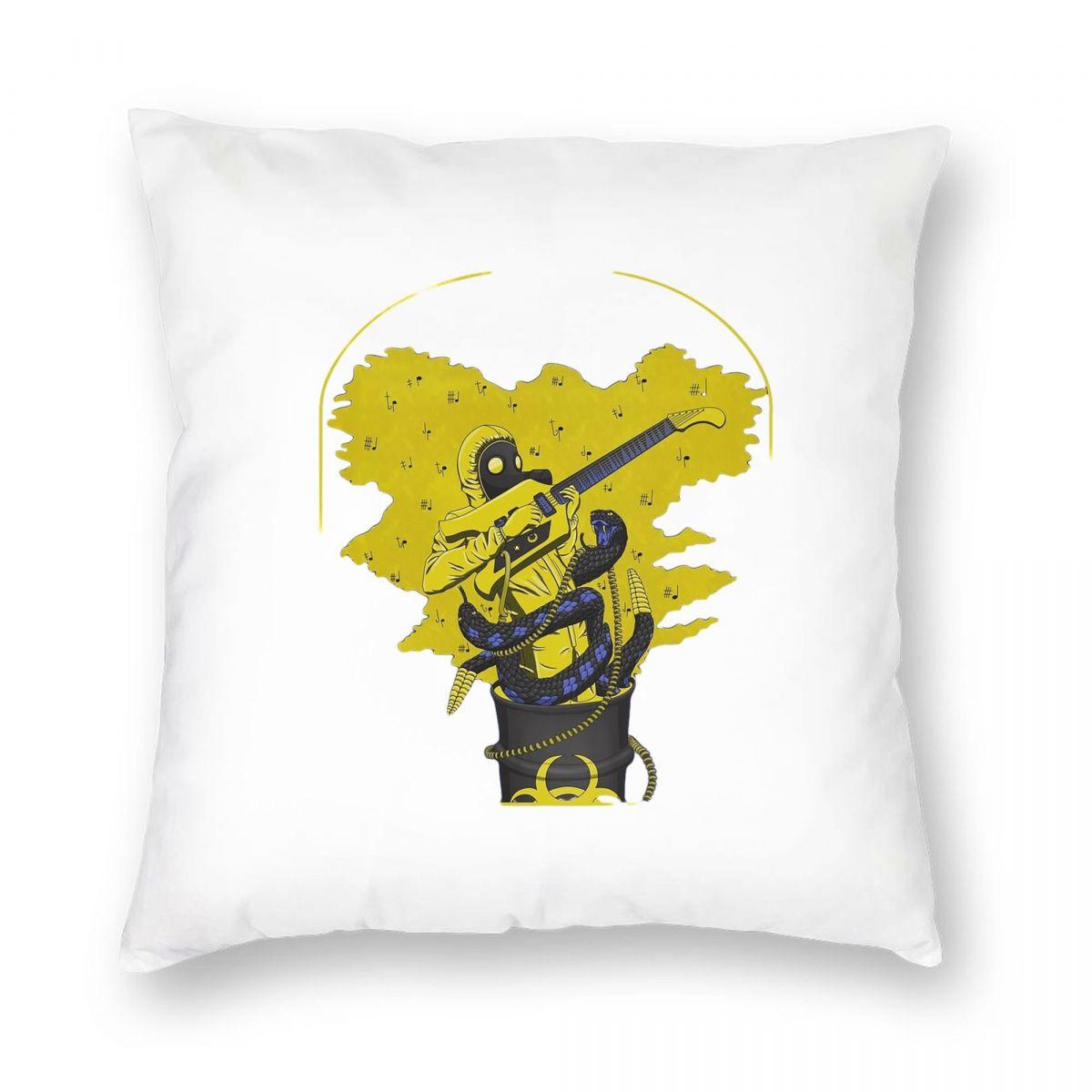 King Gizzard And The Lizard Wizard Denver Mission Ballroom Square Pillowcase Pillow Cover Cushion Throw Pillow for Home Sofa 12x12Inch
