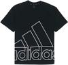 adidas T Shirts Unisex Black Crew Neck Moderate Straight Fit H60662