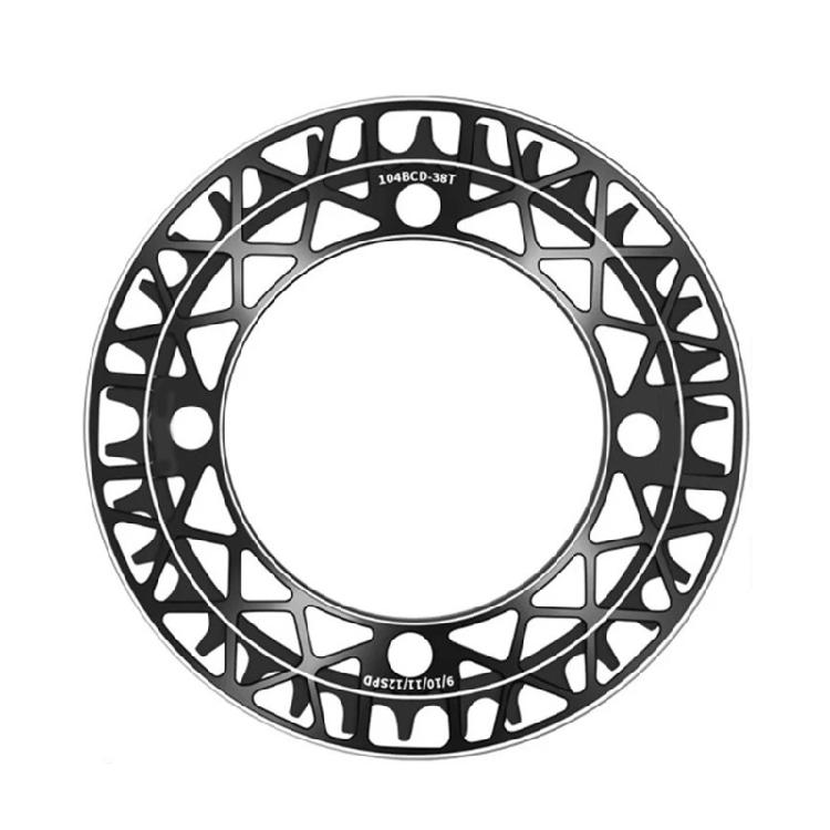 Bicycles 104BCD Crank Chainwheel 34T 36T 38T Integrated Sprocket Chainring with Guard Plate Bicycles Crank & Chainwheel