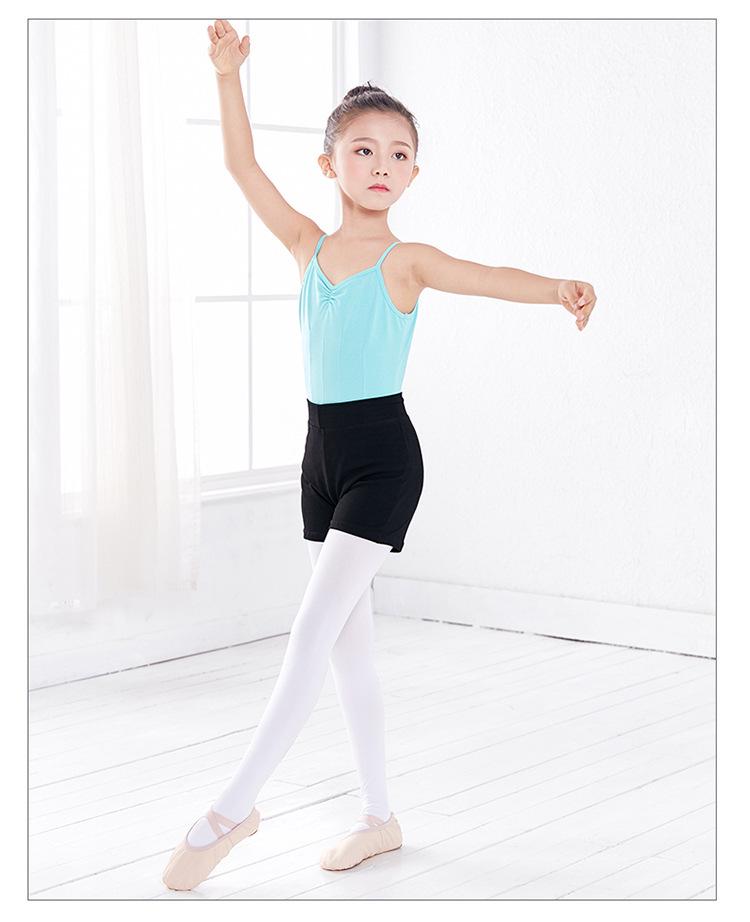 Children's Professional Ballet Black Dance Shorts for Training and Exams