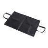 Under Grill Mat with Handle Fiberglass Silicone Expandable Fireproof Grill Pad Firewood Carrier Bag