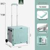 Outdoor Folding Shopping Cart with Storage Box