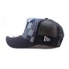 New Era 9FORTY Detroit Tigers MLB DENIM NAVY PATTERN COOPERSTOWN MESH BLUE A-FRAME CAP, 940AF, A-FRAME [Used]