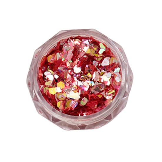 1 Dose Nailart Pailletten Unregelmäßige Form Glänzender Visueller Effekt Ultradünn Mehrere Stile Nailart Glitzer