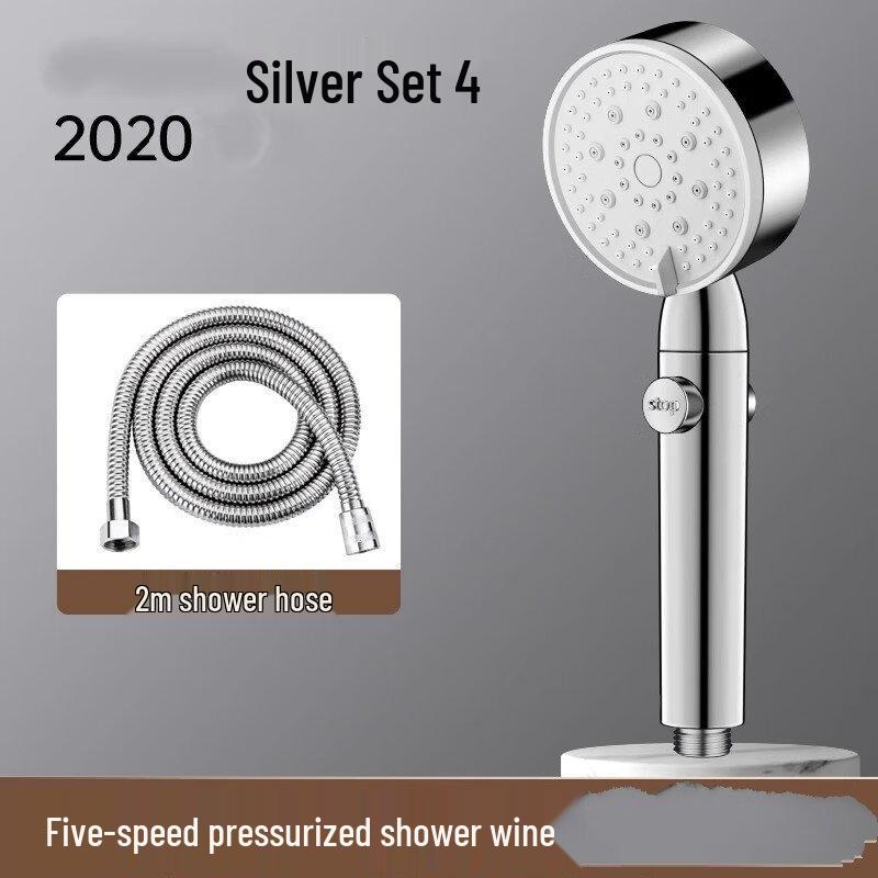 

Adjustable 5-Speed Pressurized Shower Set