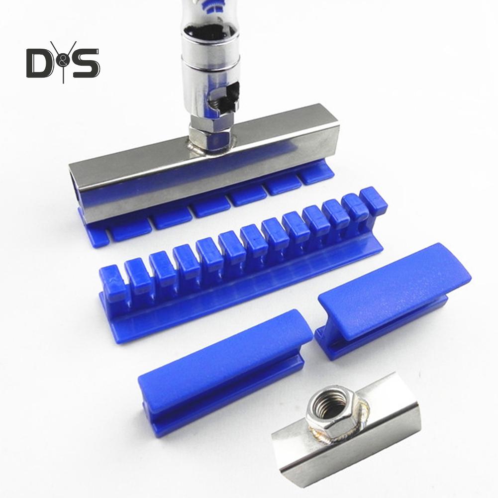 

DYS Auto Shop 6 шт. металлический нейлоновый кузов автомобиля без покраски для ремонта вмятин съемник мостовой набор инструментов