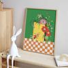 Diamond painting kit flower vase full diamond round mosaic handmade. home decoration gift