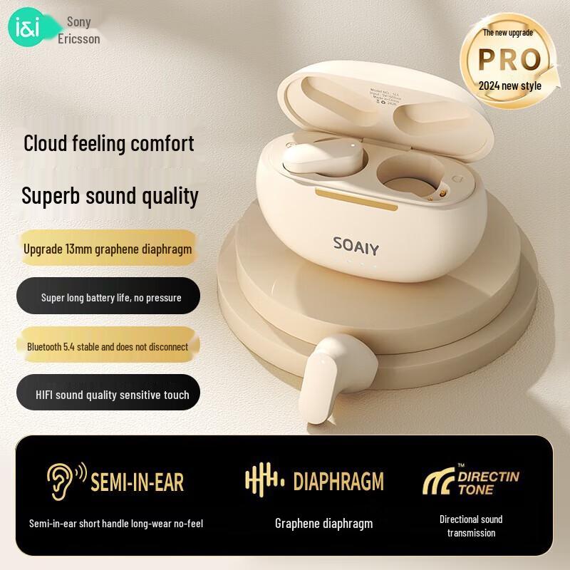 Soaiy SL6 Series Wireless Bluetooth Earbuds