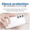 WANLONFENG MF Series for Samsung Galaxy S23 Case TPU+Acrylic Clear Phone Cover with Tempered Glass Film