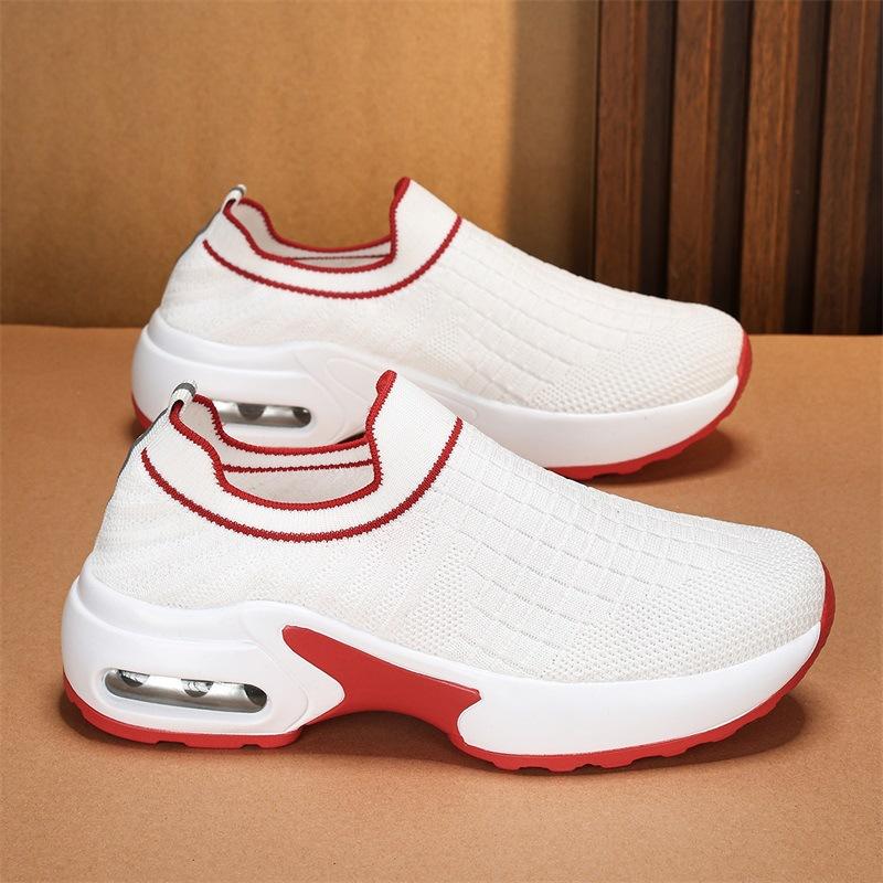 

Женская обувь на одной педали для занятий спортом на открытом воздухе, обувь для бальных танцев, сетчатая обувь, дышащая, на мягкой подошве, повседневная обувь, модная женская обувь 42