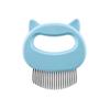 Peines para perros y gatos, cepillo depilatorio, herramientas de aseo para mascotas, peine de masaje para perros, cepillo con mango bonito, elimina pelos sueltos, suministros para mascotas y gatos.