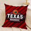 Classic TTexas RRoadhouse Cushion Cover Pillowcase Ultra Soft Skin Friendly Fabric Cloud Like Comfort  Concealed Zipper