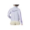 Nike Logo Printed Zip-Up Sports Jacket Women Jackets Purple DX1038-536