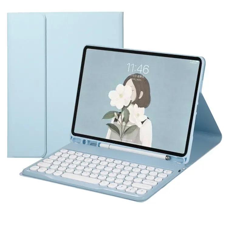 

Keyboard Case for Samsung Galaxy Tab S11 11 Inch 2025 SM-X730/SM-X736 11 Stand Shell Tablets Keyboard Cover for Tab S11 Funda English небо синє кольору