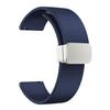 Sport Bands for Huawei Watch 4/Watch 4 Pro/Watch 3/Watch 3 Pro,Silicone 22mm Watch Strap with Silver Magnetic Folding Buckle