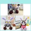 Peluche Lapin Thème Cirque Pomni Jax Avec Fibre de Polyester Pour Enfants Et Fans