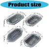 High Temperatures Resistant Baking Pan Set with Steel Rings and Silicone for Toasts Up to 230Celsius Solid Long Time