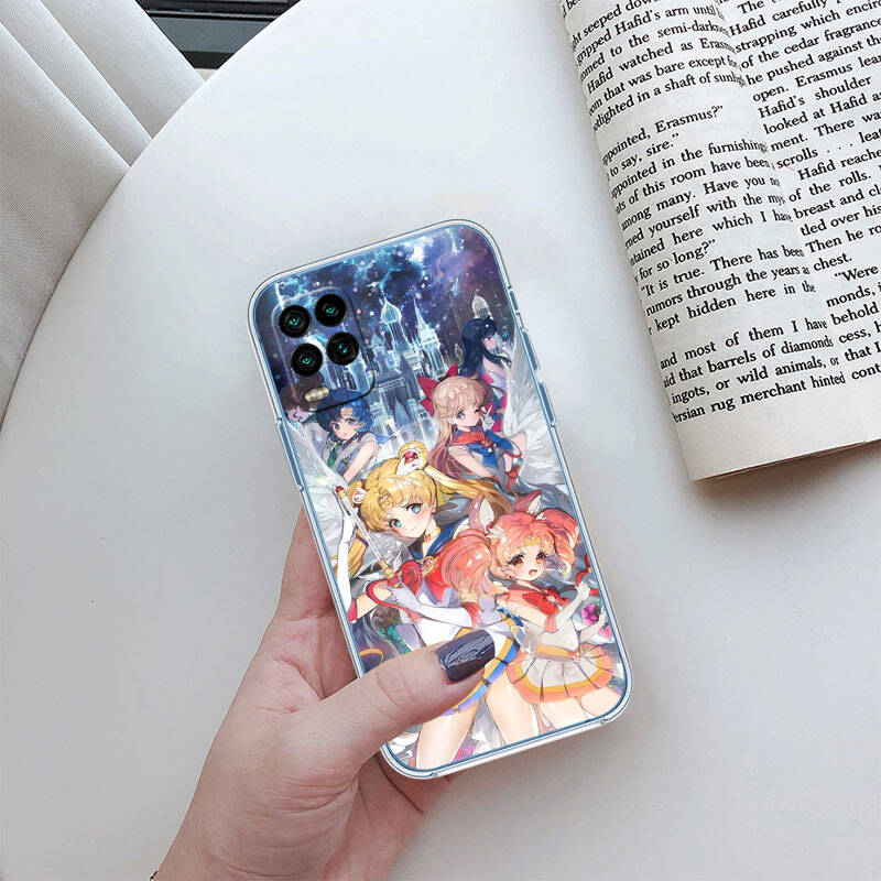 MH133 S-Sailor Moon Case for Motorola E7 G6 G7 G8 G9 Plus Power Play G10 G20 G04 E30 E40 E22 E20 E13 E15 G22 G23 G05 G75 G35 G55