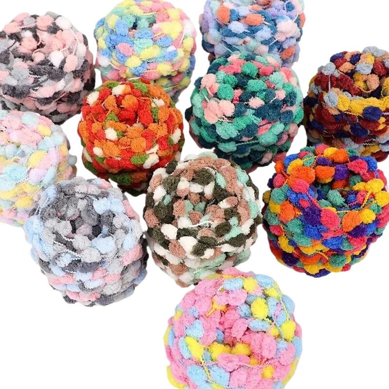 100g/roll Small Ball Ball Yarn DIY Handmade Knitted Thread Knitted Blanket Scarf Hat