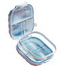 HHO-Mini Portable Medicine Box Carry-On Design Weekly Seven Days Pill Storage Daily Pill Organizer Three Meals Home Use Containe