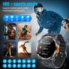 Outdoor GPS Sports Smart Watch Men Built in GPS Compass 5ATM Waterproof Bluetooth Call HD AMOLED Screen Fitness Smartwatch