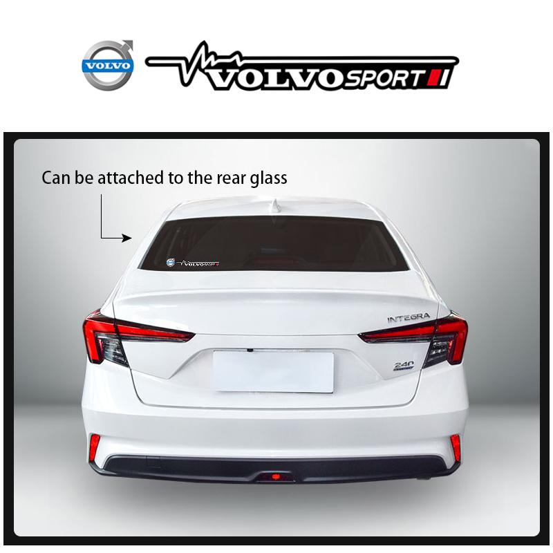 Car Window Wiper Stickers Creative Stickers For Volvo V60 V40 XC90 S60 C30 XC60 V50 V70 S90 Olestar AWD Auto Emblem Decor Decals