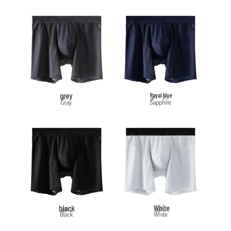 Men's Anti-Chafing Sport Boxer Briefs - Breathable, Comfortable, Mid-Rise, Double Layer Short Underwear