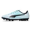 Puma Rapido III Mg Jr Round Toe Lace-Up Low-Top Soccer Shoes Kids Soccer Shoes Aqua 106578-03