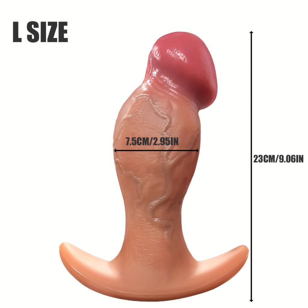 Realistic Big Glans Wearable Dildo Panty - Soft Liquid Silicone G-String Toy for Women & Couples, Hands-Free Pleasure, Durable & Sexy Design