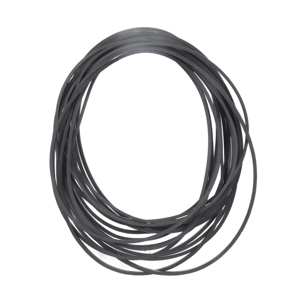 Square Recorder Rubber Drive Belts For Cassette Recorders And Players 105-135mm Fold 20Pieces Multiple Size