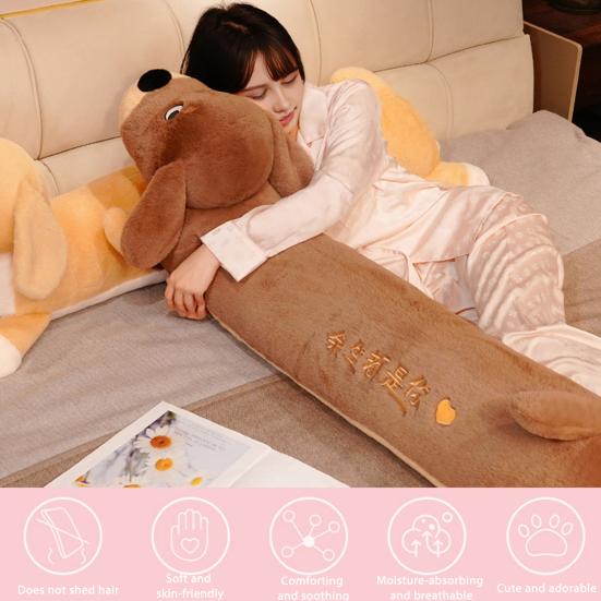 Soft Dachshund Plush Pillow Long Floppy Dachshund Dog Stuffed Animal Funny Dog Cushion for Cuddling Cute Bed Sofa Decor Gift