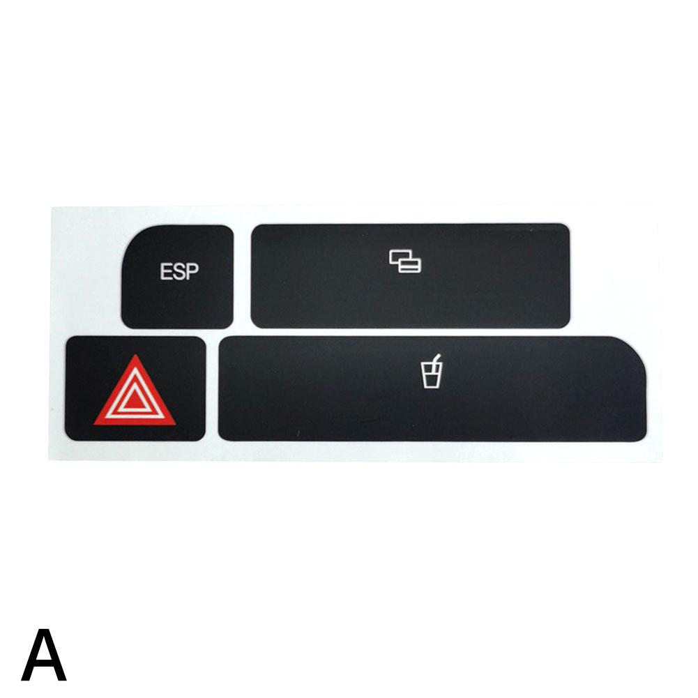 

Для A4 04-06 ESP Car Flash Switch Button Cover Cup Holder Stickers Button Knob Switch Interior Decoration Car Styleing