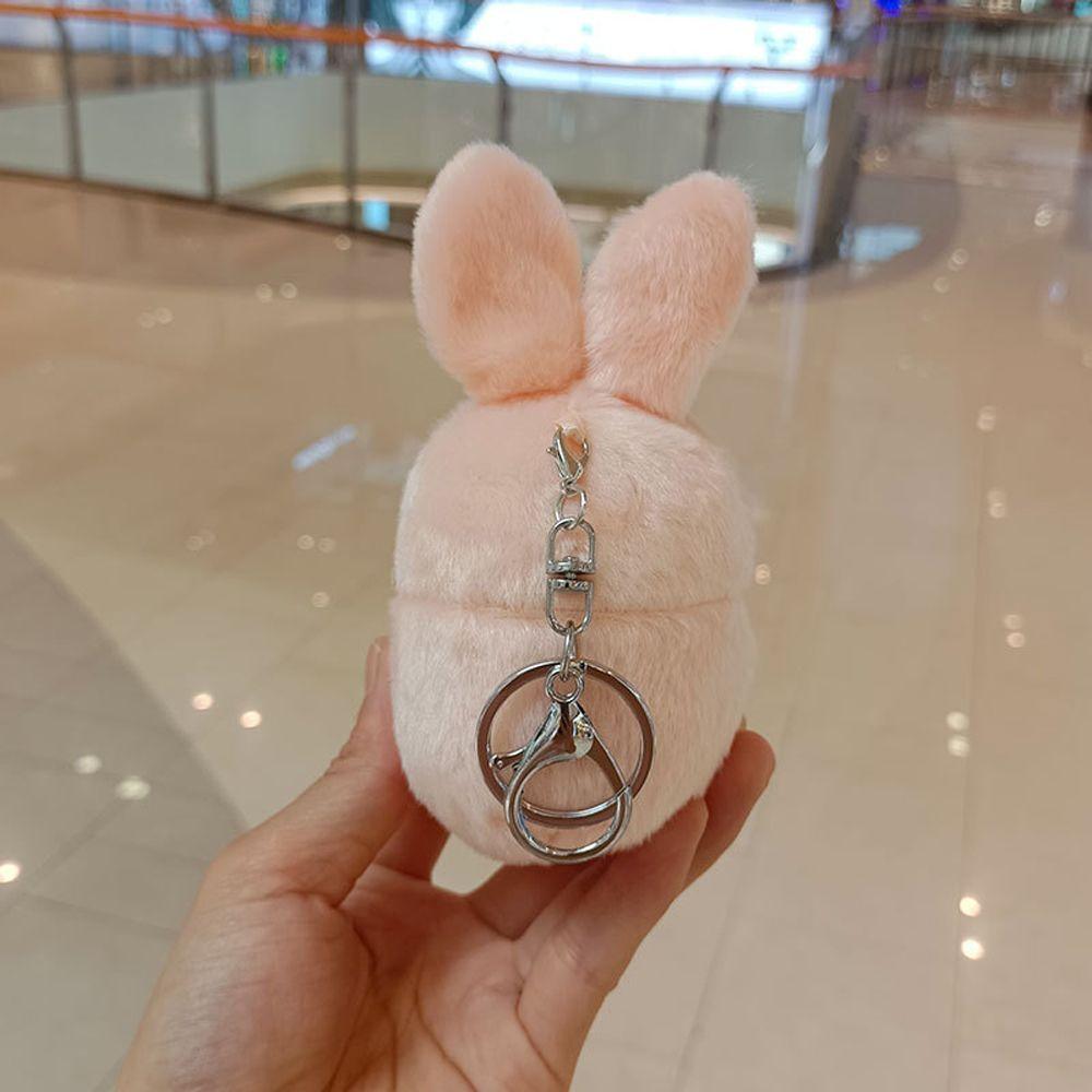 Key Ring Ornaments Donut Plush Key Chain Women Key Holder Korean Style Key Buckle Penguin  Pendant