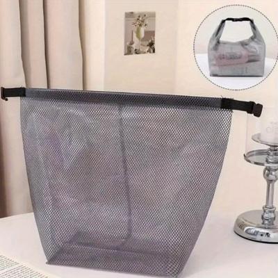 1pc Storage Bag, Fitness Clothing, Swimming Bathroom, Large Capacity Drawstring, Men's And Women's Outdoor Toiletries Bag