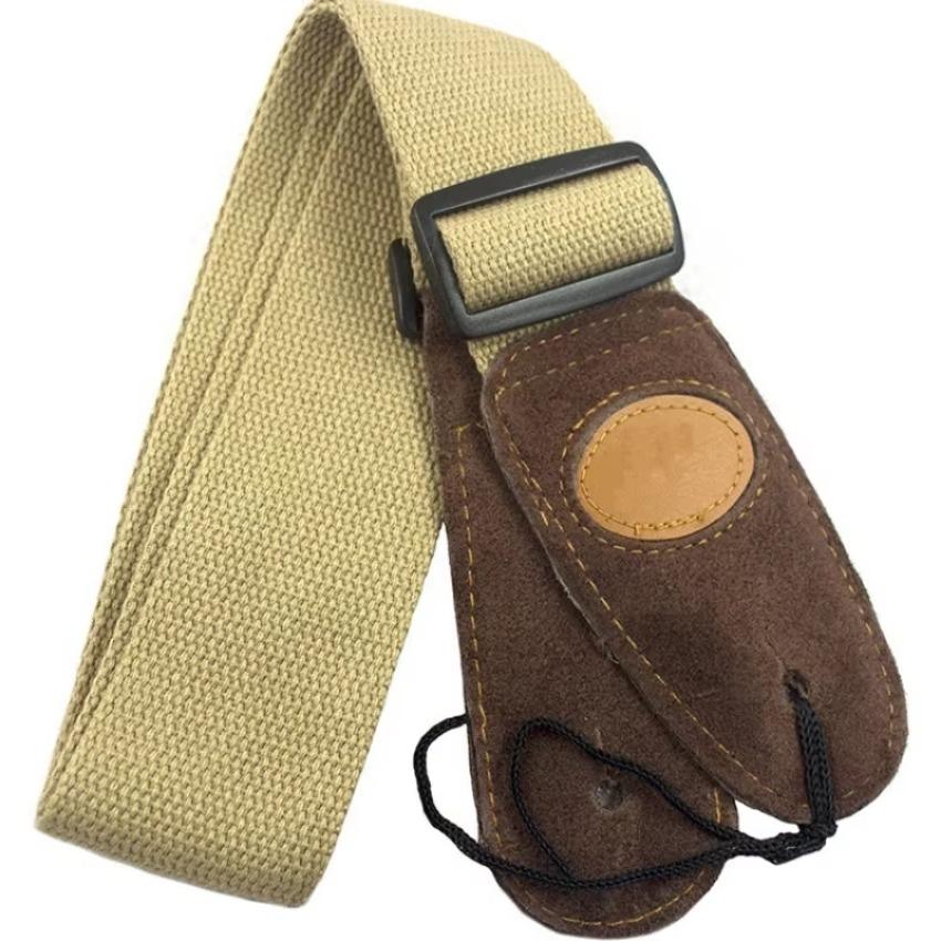 1 Pcs Guitar Strap Adjustable Pure Cotton Strap for Acoustic Electric Bass Guitar Musical Accessories Optional Picks