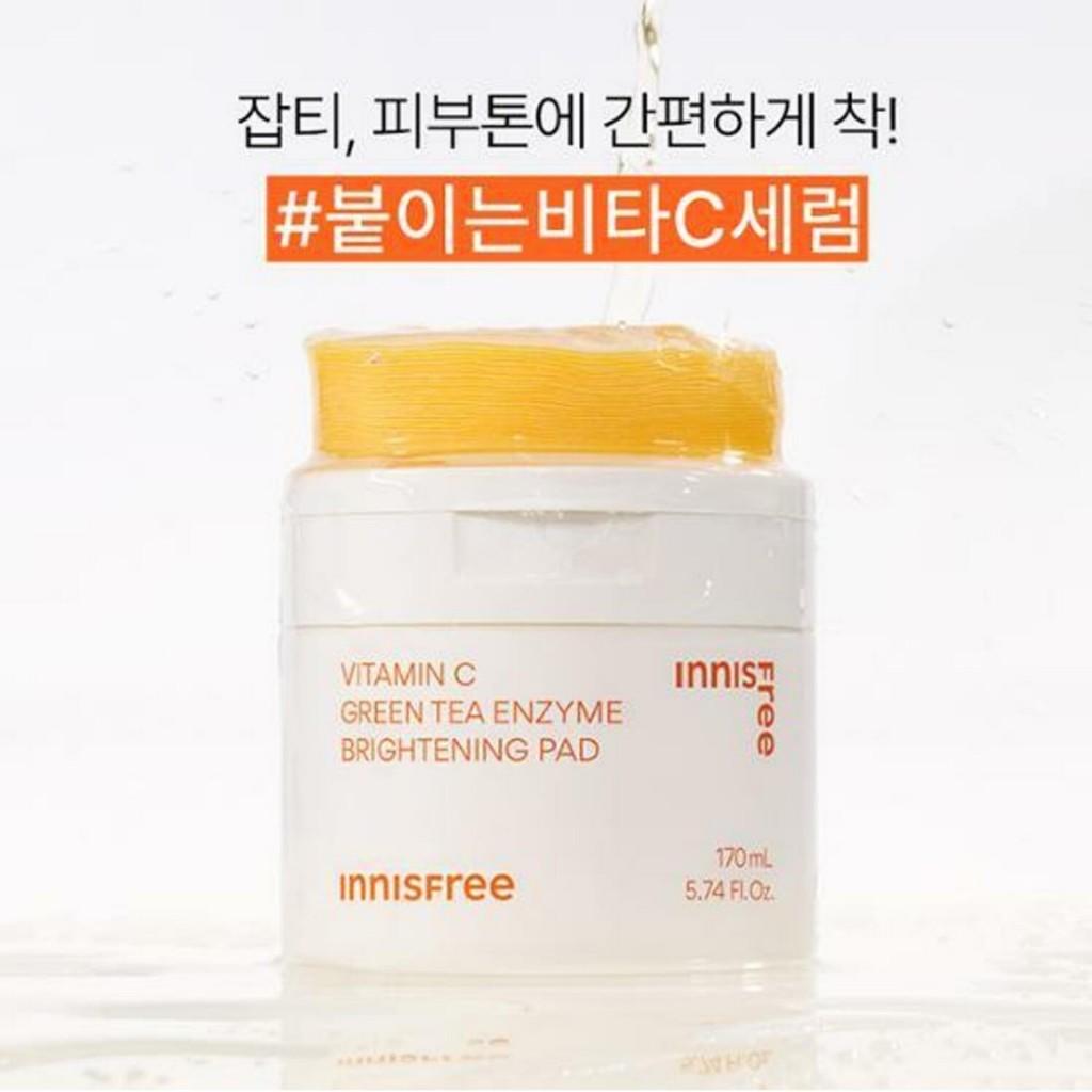 Innisfree Vitamin C Grüntee Enzym Aufhellendes Pad 60P