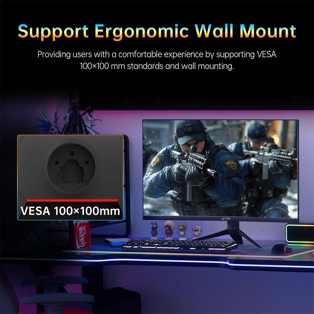 KTC H32S17 Gaming Monitor 32-inch 2560x1440 QHD 180Hz HVA Curved 1500R