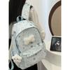 Schoolbag Atmosphere School Bag Junior High School Girl Large Capacity Star Full Printed Backpack Girl Heart High School Student Backpack Girl