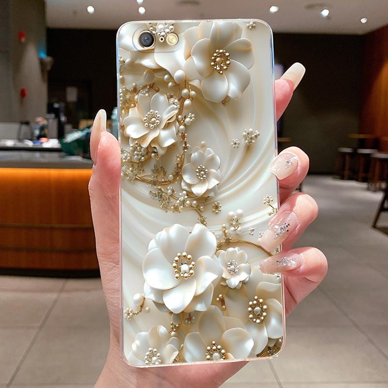 For Oppo A71 A71k CPH1717 Back Cover Oppo A71 2018 CPH1801 Case Luxury Fashion Butterfly Flowers Clear Soft Silicone Phone Case