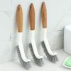 Xiangtai spot wooden handle floor gap brush dead corner window sill groove dirt removal multi-purpose cleaning brush factory