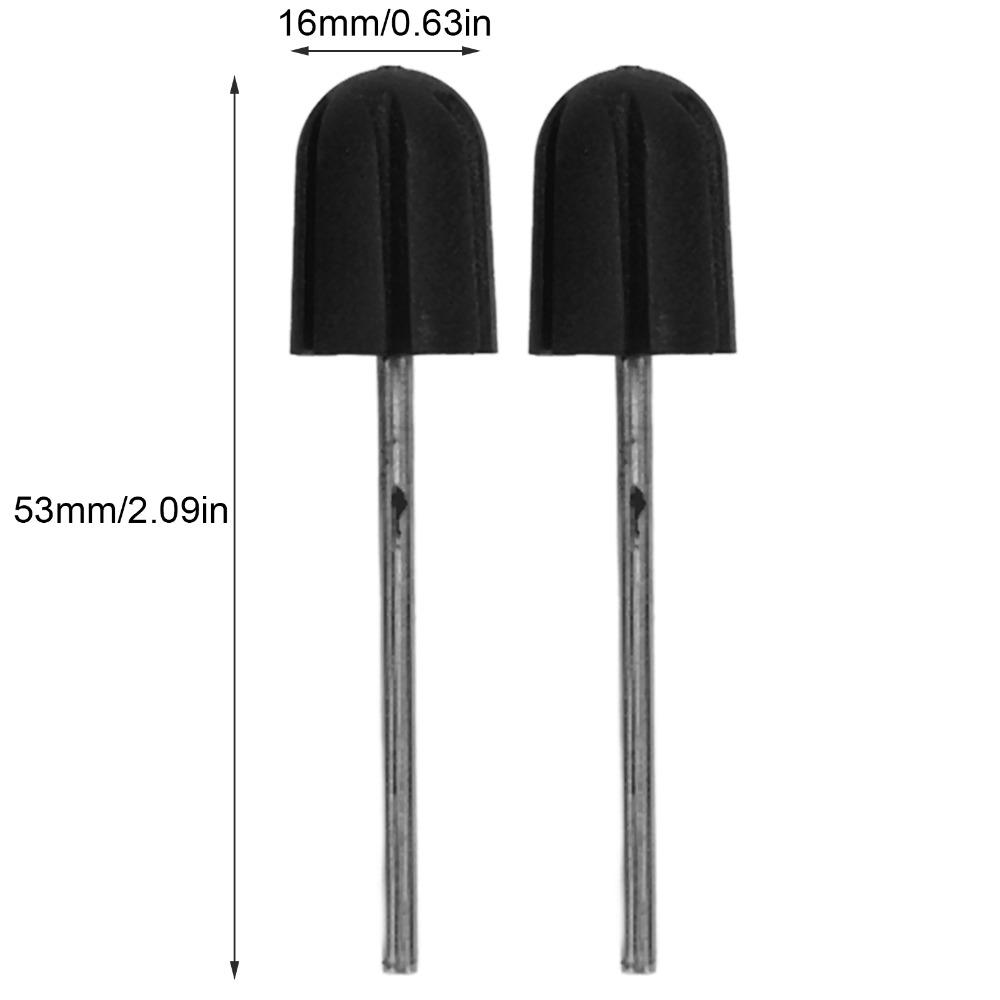50 Pieces Set Replacement Bands Nail Drill Bits 80# Grit Nail Grinding Heads  For Manicures